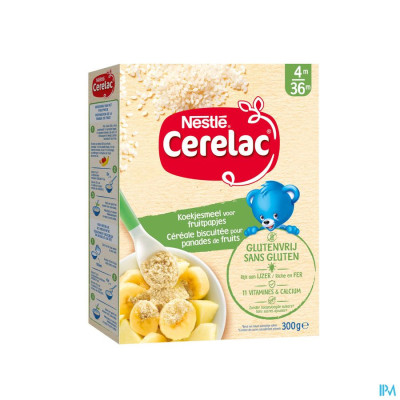 Nestle Cerelac Koekjesmeel Glutenvrij 300g