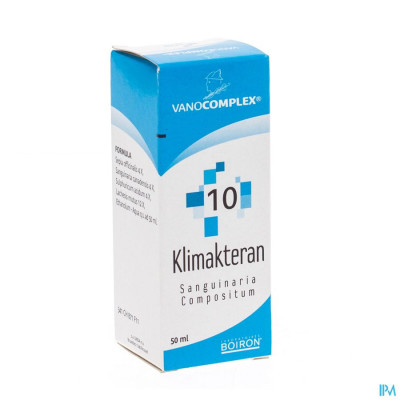 Vanocomplex N10 Klimakteran Gutt 50ml Unda