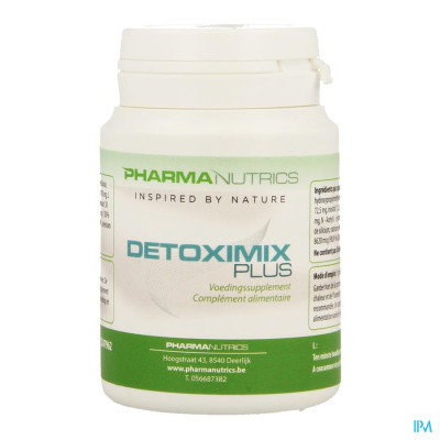 Detoximix Plus Pot Caps 60 Pharmanutrics