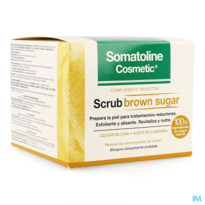 Somatoline Cosm. Exfolier.scrub Bruine Suiker 350g