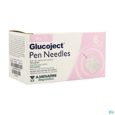 Glucoject Pen Needles 6mm 32g