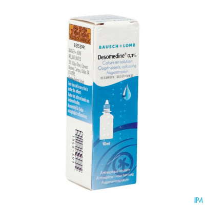 Desomedine 0,1 % Collyre Fl 10ml