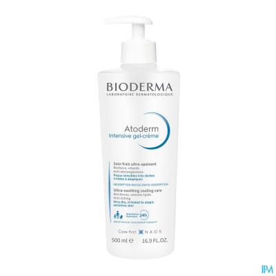 Bioderma Atoderm Intensive Gel Cr Pompfles 500ml