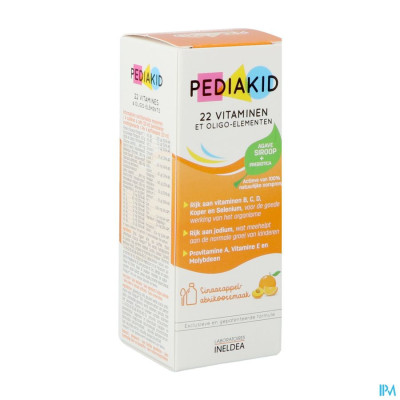 Pediakid 22 Vitamines & Oligo Elements Fl 125ml