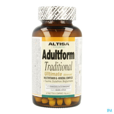 Altisa Adultform Traditional Ultimate Tabl 60