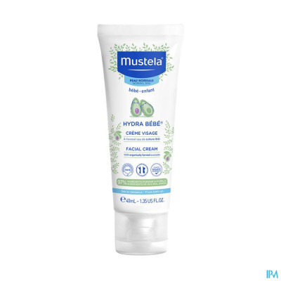 MUSTELA BB HYDRA GELAATSCREME DROGE HUID TUBE 40ML