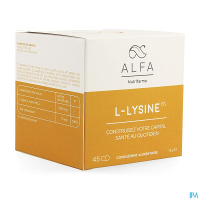 Alfa l-lysine 1000mg Tabl 45