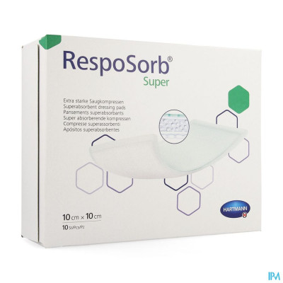 Resposorb Super 10x10cm 10 P/s