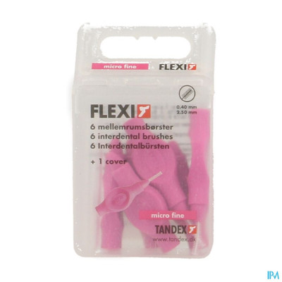 Flexi Fuchsia Borsteltje Micro Fine Interdentaal 6