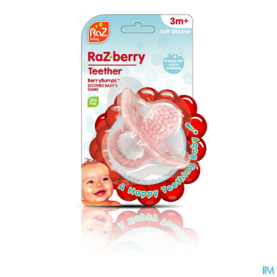 Raz Baby Bijtring Razberry Pink