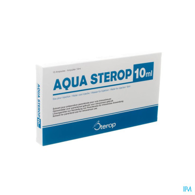 Aqua Sterop Pour Inj Solvens Amp 10 X 10ml