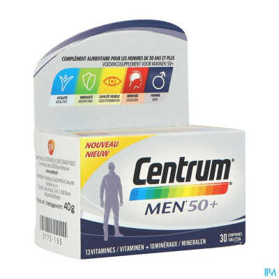 Centrum Men 50+ Tabl 30