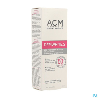 DEPIWHITE S TEGEN VLEKKEN IP50+ TUBE 50ML