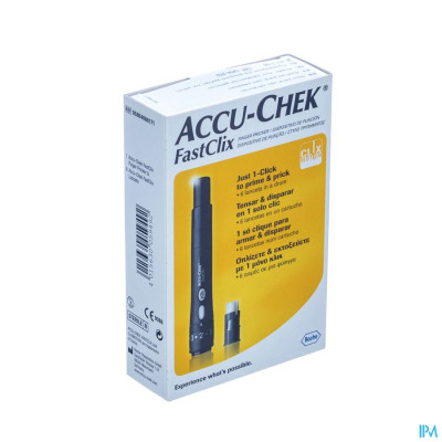 Accu Chek Fastclix (prikker+lancet 1x6)05864666171