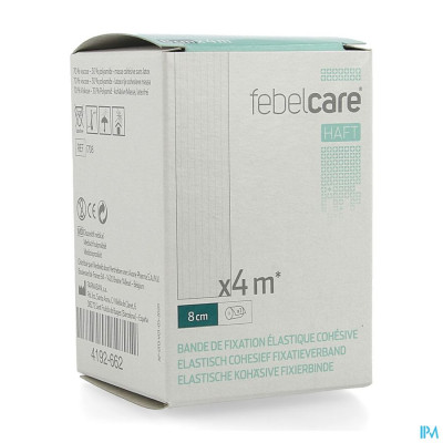 Febelcare Haft Elas. Cohesief Fixatieverb. 8cmx4m