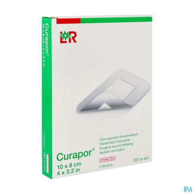 Curapor Verb Chirurg. Steriel 10cmx 8cm 5 32903