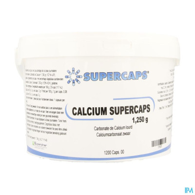 CALCIUM CARB. SUPERCAPS CAPS 1200X1250MG