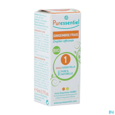 PURESSENTIEL EO GEMBER BIO EXPERT ESS OLIE 5ML