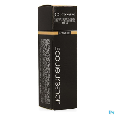 Couleurs De Noir Cc Cream Spf30 02 Naturel 30ml