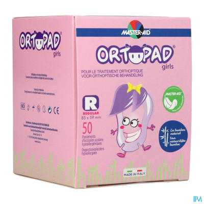 Ortopad Regular For Girls Oogpleister 50 73224