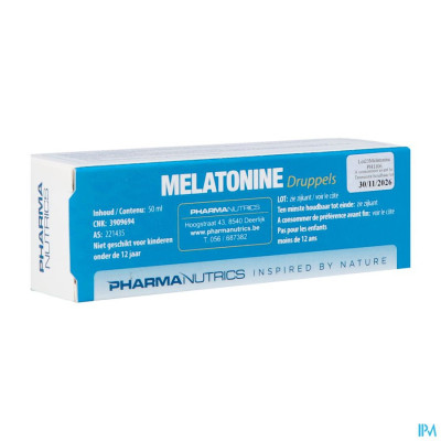 Melatonine Druppels 50ml Pharmanutrics