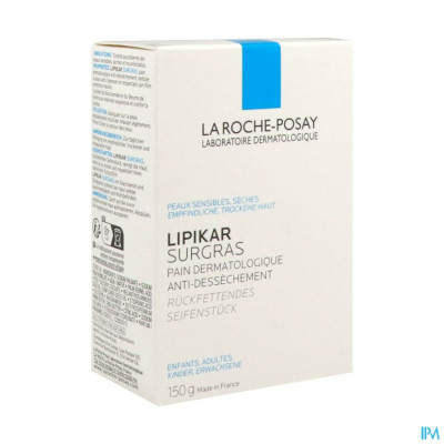 La Roche Posay Lipikar Overvet Wasstuk 150g