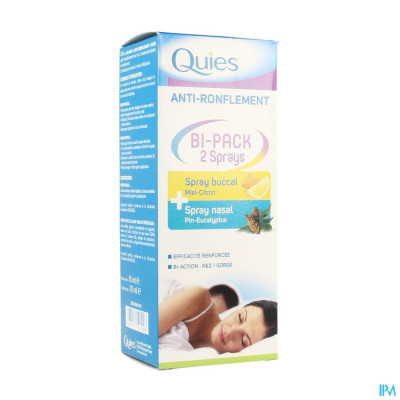 Quies A/snurk Bipack Spray Neus 15ml + Mond 70ml