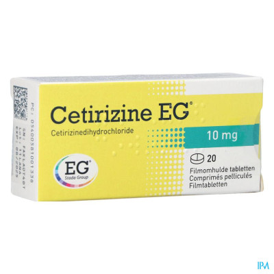 Cetirizine EG          Tabl 20X10Mg