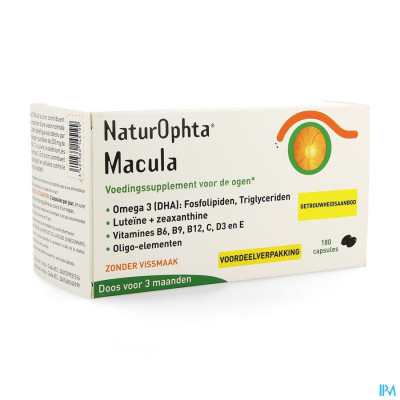 Naturophta Macula Nf Caps 180 Verv.3550373