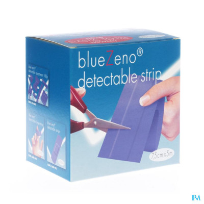 BLUEZENO DETECTABLE STRIP BLUE 7,5X5M 1