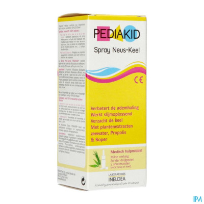 PEDIAKID SPRAY NEZ-GORGE FL 20ML