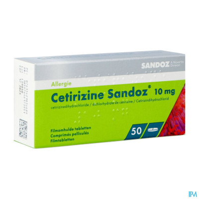 Cetisandoz Sandoz Comp 50 X 10mg