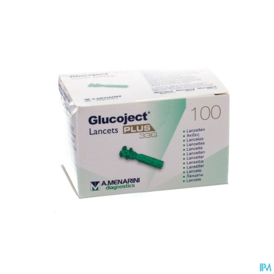 Glucoject Lancets Plus 33g 100 44121