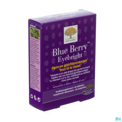 New Nordic Blue Berry Eyebright Tabl 60