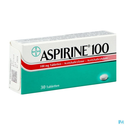 Aspirine 100mg Comp 30