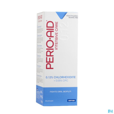 Perio.aid Intensive Care Mondspoelmiddel met 0,12% CHX en 0,05% CPC 500ml